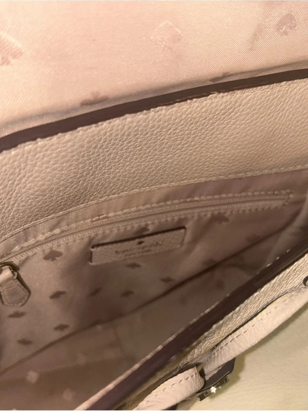 kate spade Two-Tone Beige & Cream Pebbled Leather Backpack